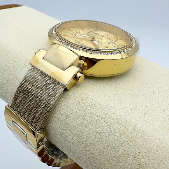 Invicta Angel Chronograph Watch Luxury Stainless Steel with Diamond Bezel Gold- - Picture 8 of 8